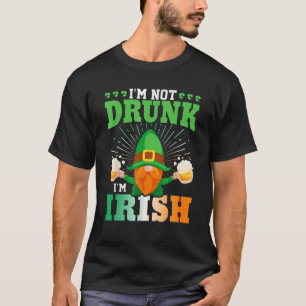 Camiseta Não sou Bebado de ser Rua de cerveja Gnomo irlande