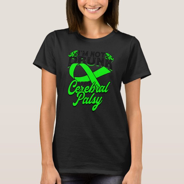 Camiseta Não sou Bebado de ter cereais paralelos (Frente)