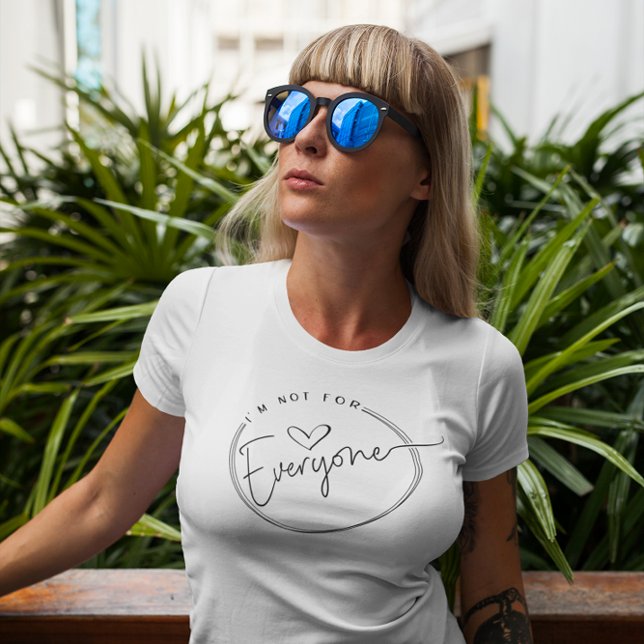 Camiseta Não Sou Bonita Para Todos (Criador carregado)