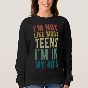 Camiseta Não sou como a maioria dos adolescentes que estou
