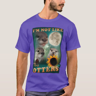 Camiseta não sou como as lontras presentes engraçados do me