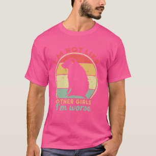 Camiseta Não Sou Como Outras Garotas Eu Sou Pior Engraçado