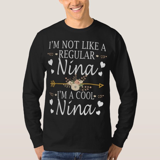 Camiseta Não sou como uma Nina normal. Sou uma Legal Nina M (Frente)