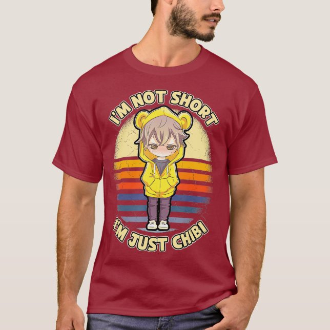 Camiseta Não Sou Curta, Só Chibi Kawaii Anime Lover (Frente)
