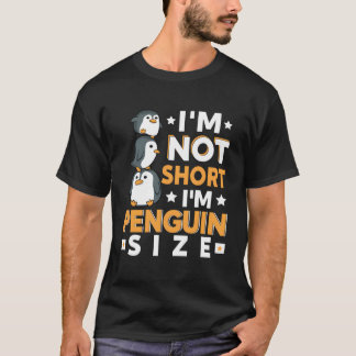 Camiseta Não Sou Curta, Sou Pinguim De Tamanho Engraçado, A
