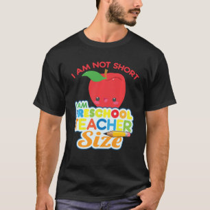 Camiseta Não Sou Curta, Sou Professora Pré-Escolar De Tam
