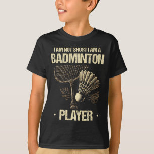 Camiseta Não Sou Curta, Sou Um Jogador De Badminton Cutado.