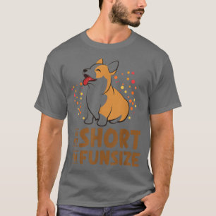 Camiseta Não Sou Curto Tamanho De Diversão Welsh Corgi Pemb