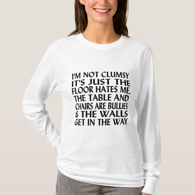 Camiseta Não sou desajeitado (Frente)