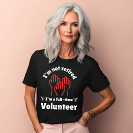 Camiseta Não sou Design de Voluntários Aposentados