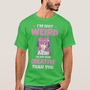 Camiseta Não sou estranho, sou mais criativo do que você Pr