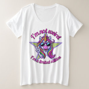 Camiseta Não sou estranho, sou um unicórnio de edição limit