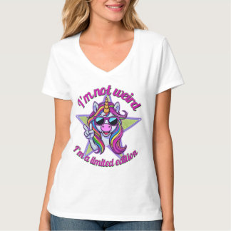 Camiseta Não Sou Estranho Sou um Unicórnio Edição Limitada 