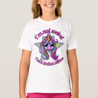 Camiseta Não sou estranho, sou um Unicórnio Edição Limitada