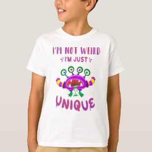 Camiseta Não sou estranho, sou único