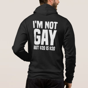 Camiseta Não Sou Gay Mas $20 é $20-45324