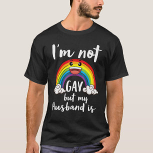 Camiseta Não sou Gay, mas meu marido é o Lgbt Mês aceite Su