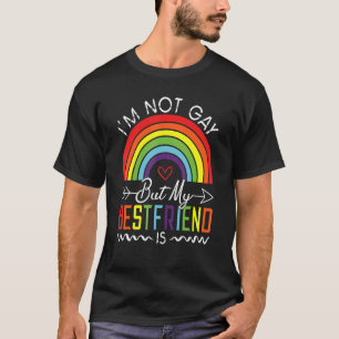 Camiseta Não sou Gay, mas meu melhor amigo é amizade Lgbt