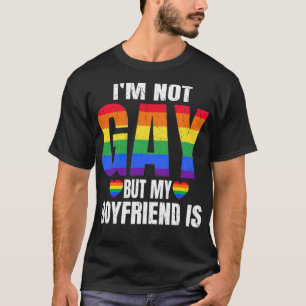 Camiseta Não Sou Gay, Mas Meu Melhor Amigo É Engraçado L