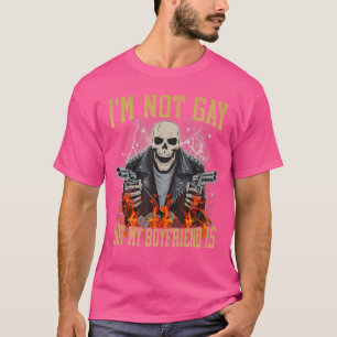 Camiseta Não sou gay, mas meu namorado é engraçado - Bootle