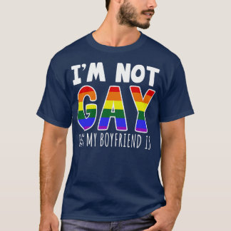 Camiseta Não Sou Gay, Mas Minha Namorado É