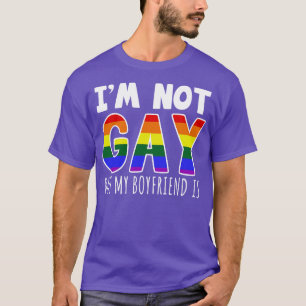 Camiseta Não Sou Gay, Mas Minha Namorado É