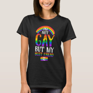 Camiseta Não Sou Gay, Mas O Meu Melhor Amigo É