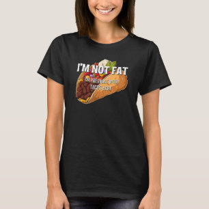 Camiseta Não sou gordo Estou grávida do Comida do Taco, Lov