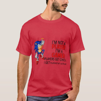 Camiseta Não sou jogador, sou um gamer. Jogadores conquista