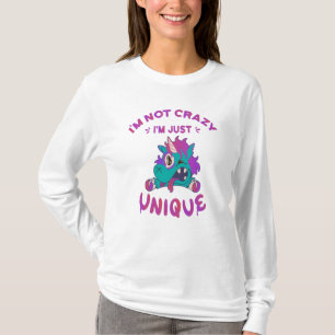 Camiseta Não sou louco, sou único, Mad Unicorn