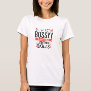 Camiseta não sou mandão, só tenho habilidades de liderança