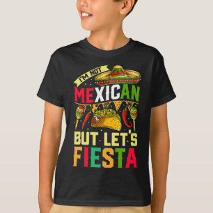 Camiseta Não Sou Mexicano Mas Vamos Festa T Shirt Cinco De