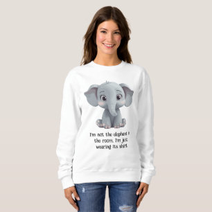Camiseta Não sou o elefante na sala