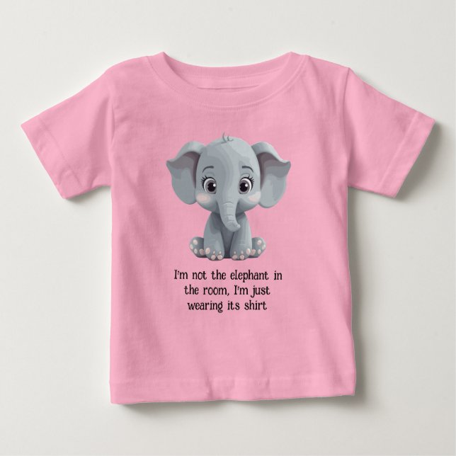 Camiseta Não sou o elefante na sala (Frente)