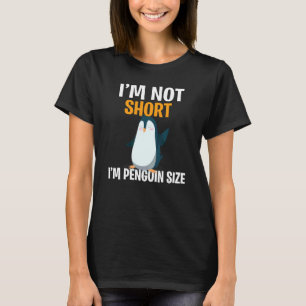 Camiseta Não sou pequeno, sou do tamanho do pinguim