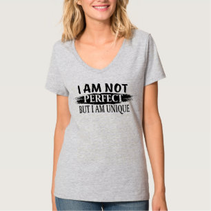 Camiseta Não sou perfeito, mas sou único