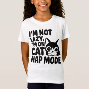Camiseta Não sou preguiçoso, estou no modo Cat Nap