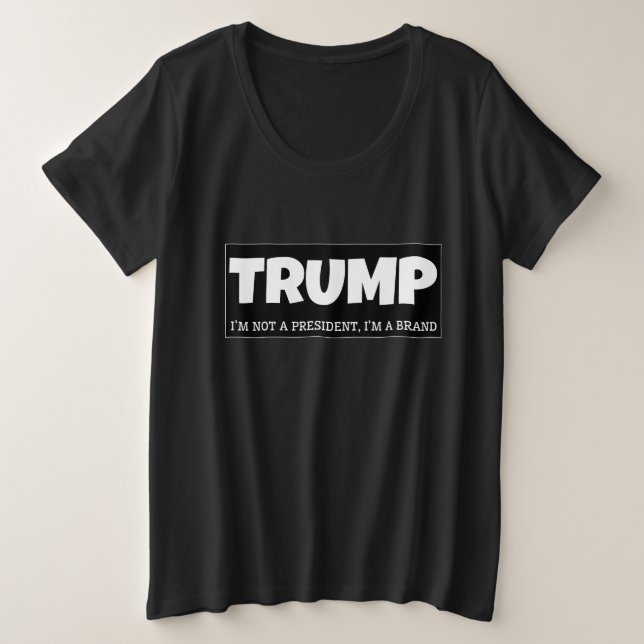 CAMISETA NÃO SOU PRESIDENTE, SOU MARCA (Frente do Design)