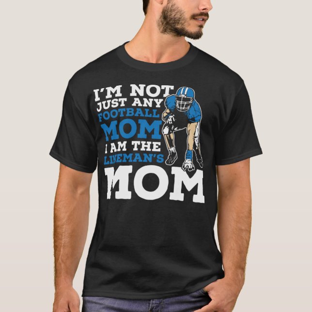 Camiseta Não sou qualquer mãe de futebol. Sou a F do Linema (Frente)