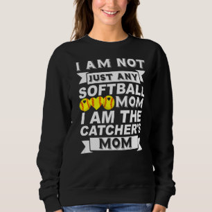 Camiseta Não sou qualquer mãe de softball. Sou o Mo do Catc