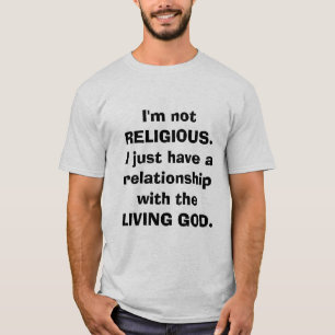 Camiseta Não Sou Religioso João 3:16