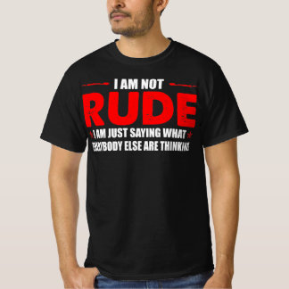 Camiseta Não Sou Rude