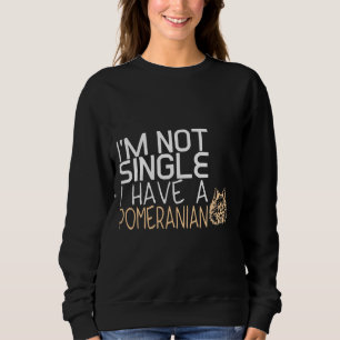 Camiseta Não Sou Solteiro De Ter Um Pomeraniano