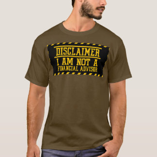 Camiseta Não Sou Um Consultor Financeiro