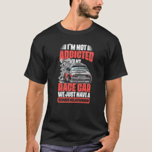 Camiseta Não sou um humor viciado em carro para um carro