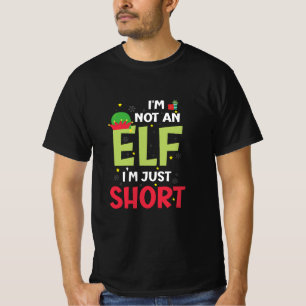 Camiseta Não Sou Um Pjs De Natal Da Família Elf Corresponde