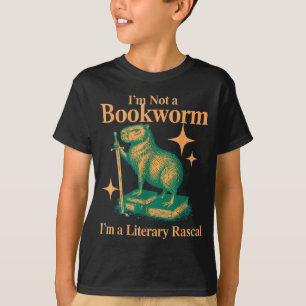 Camiseta Não sou um rato de biblioteca, sou um capivara lit