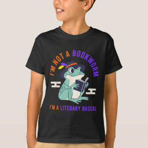 Camiseta Não sou um rato de biblioteca, sou um sapo malandr
