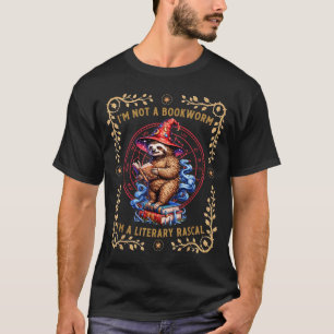 Camiseta Não sou um rato de biblioteca, sou uma preguiça li