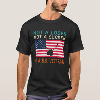 Camiseta Não sou um Sucker perdedor, sou um Veterano Biden